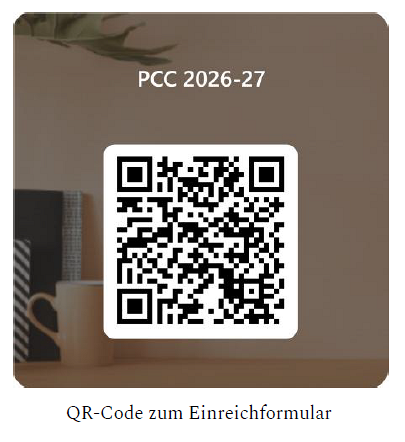 PCC Einreichformular QR-Code / DSP QR-Code zum Einreichformular zur Postcard-Challenge